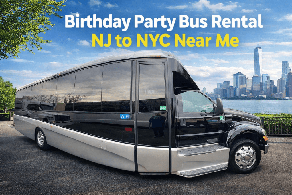 Birthday Party Bus Rental NJ to NYC Near Me