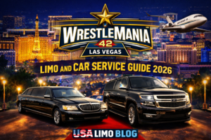 WrestleMania 42 Las Vegas limo