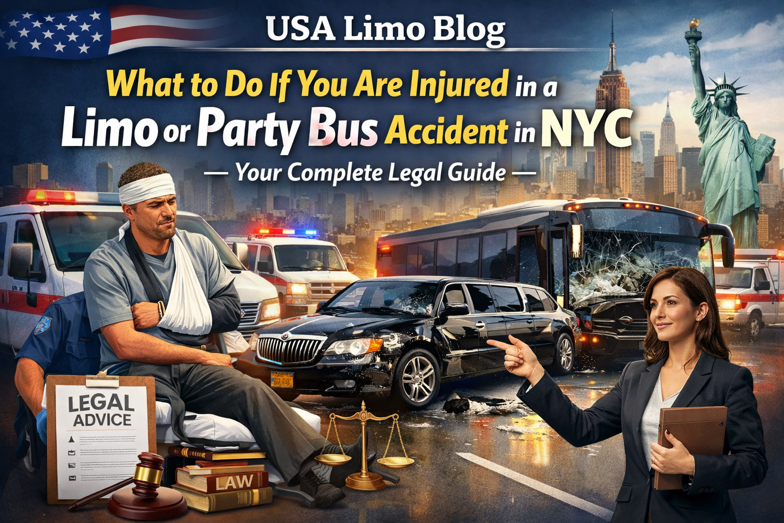 injured in limo accident NYC