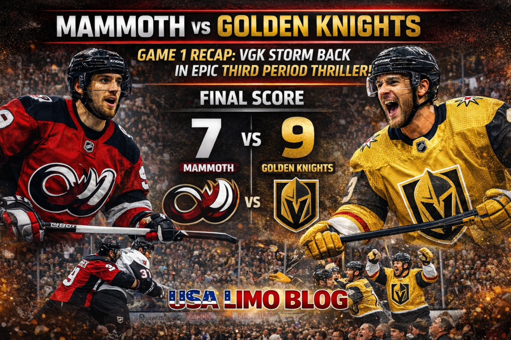 mammoth vs golden knights