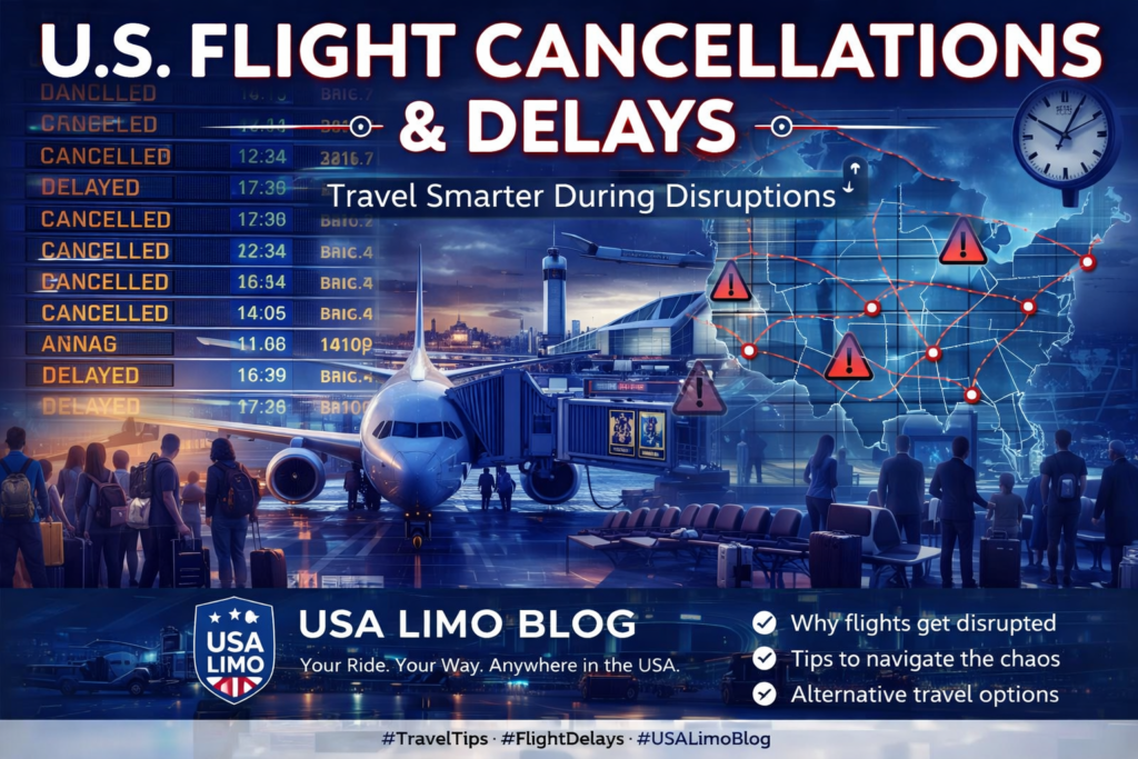 u.s. flight cancellations delays