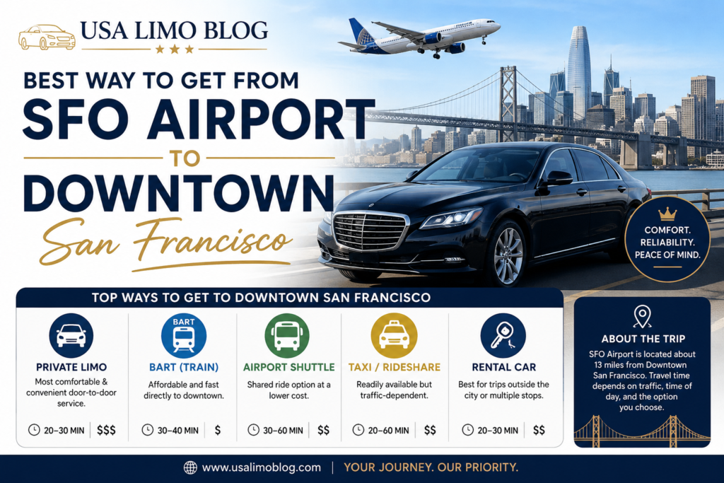 Best Way to Get From SFO Airport to Downtown San Francisco