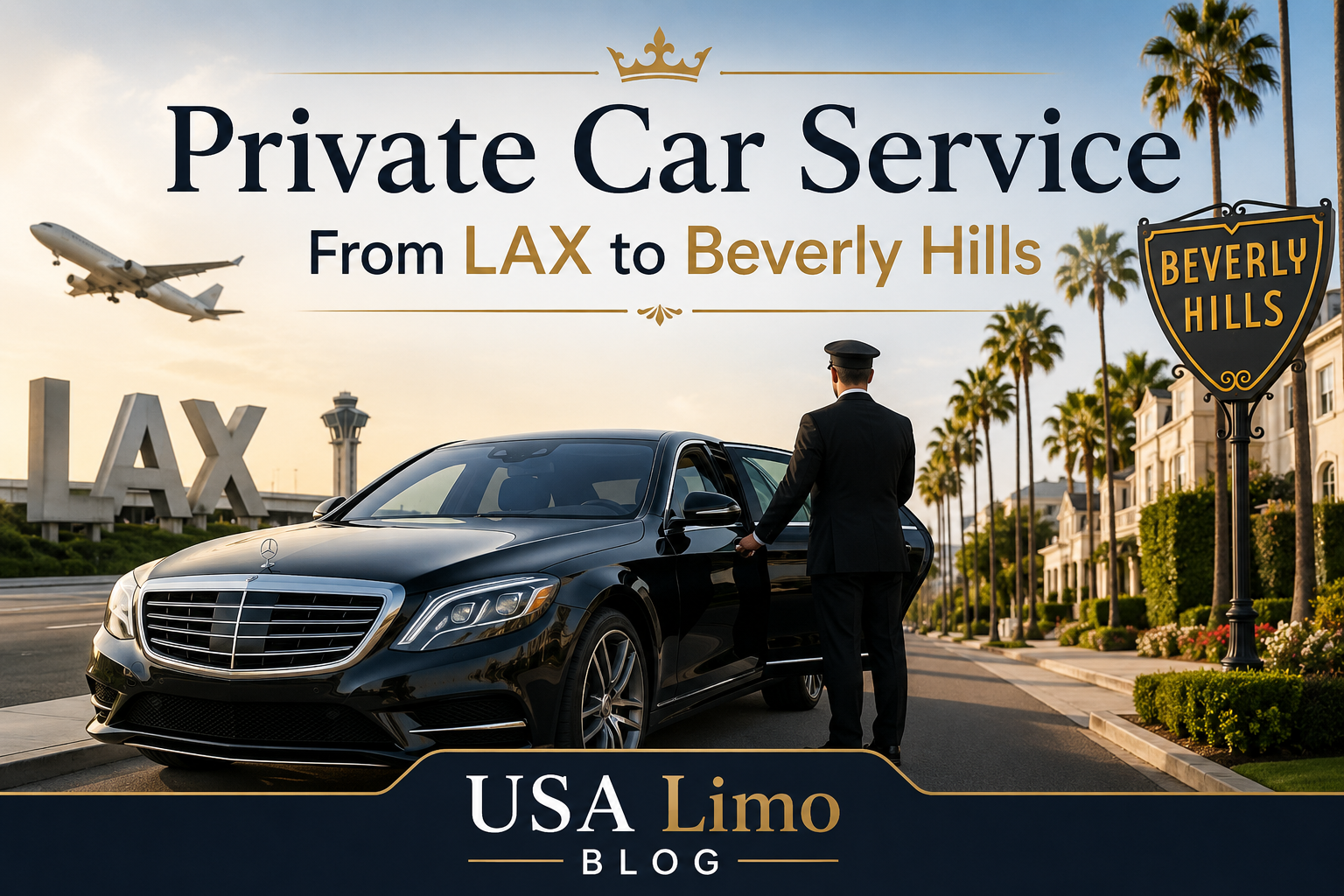 Private Car Service From LAX to Beverly Hills