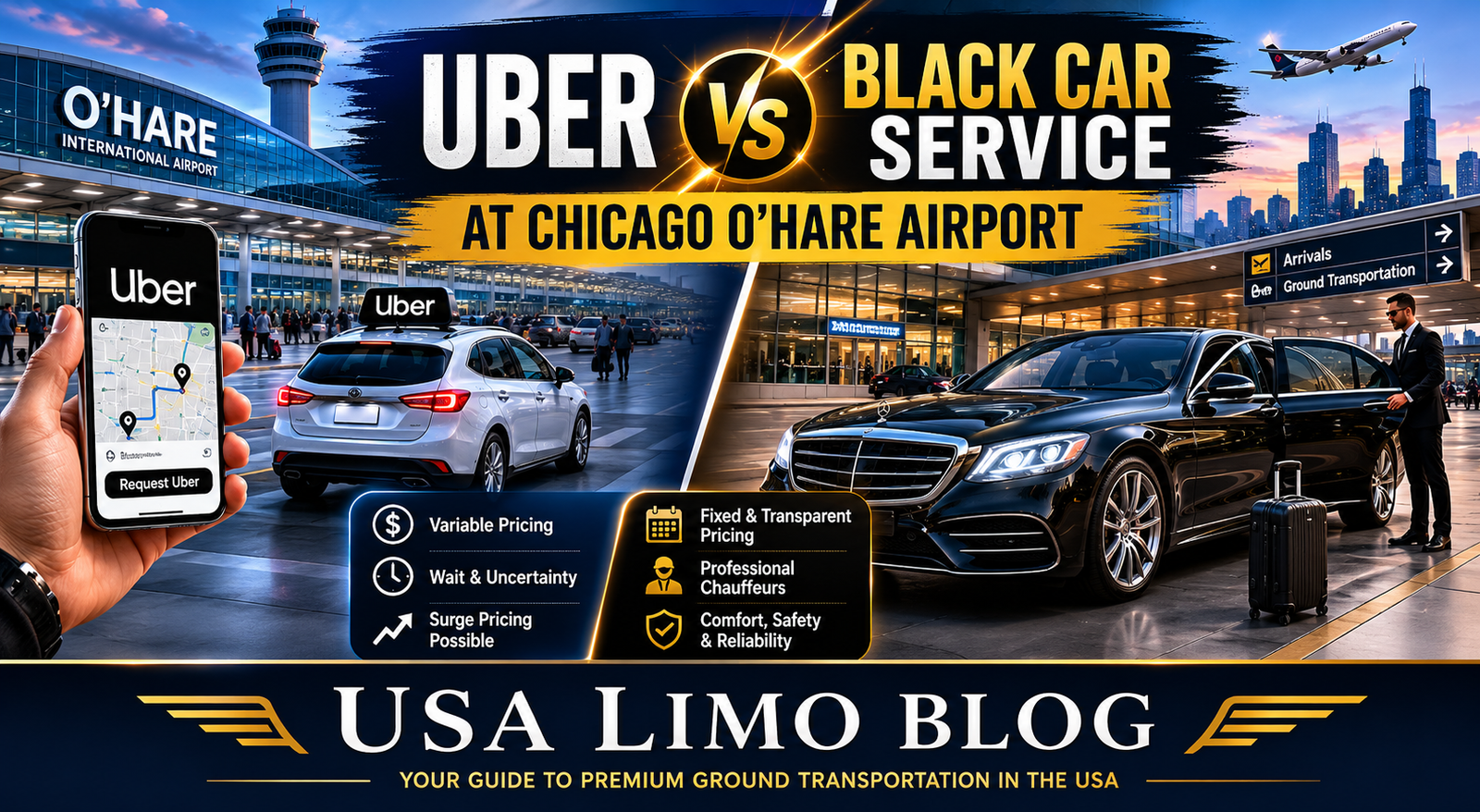 Uber vs Black Car Service at Chicago O’Hare Airport