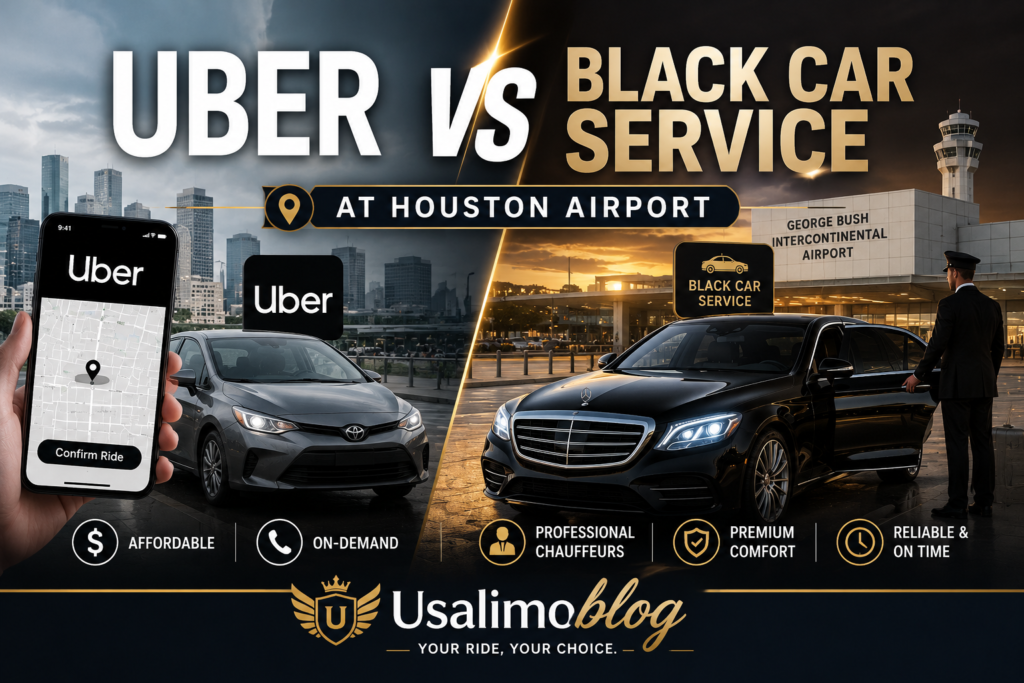Uber vs Black Car Service at Houston Airport