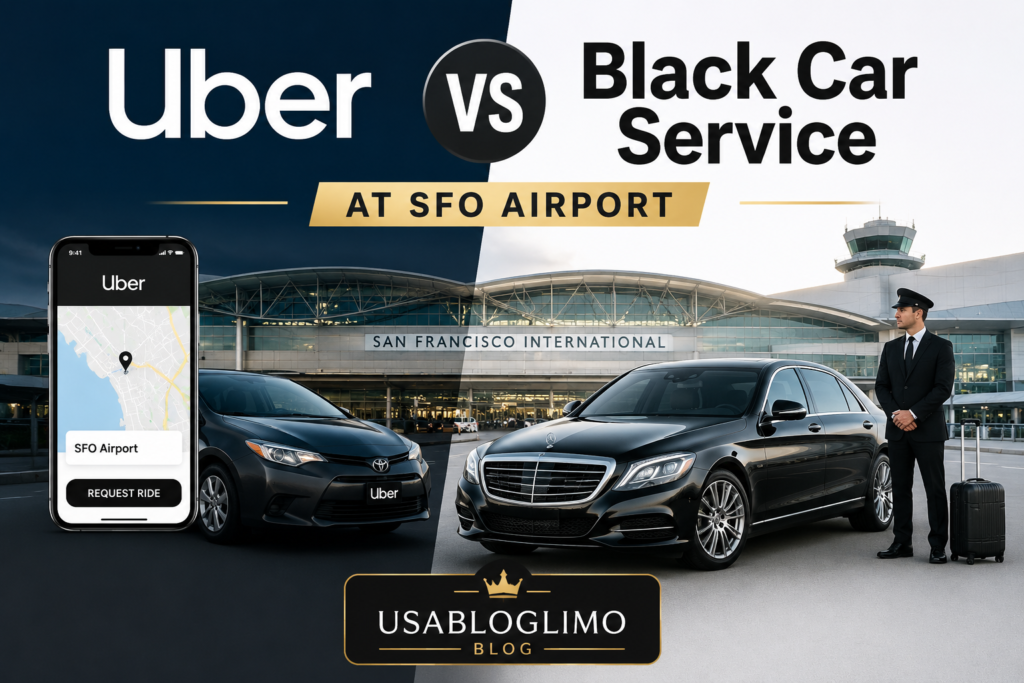 Uber vs Black Car Service at SFO Airport