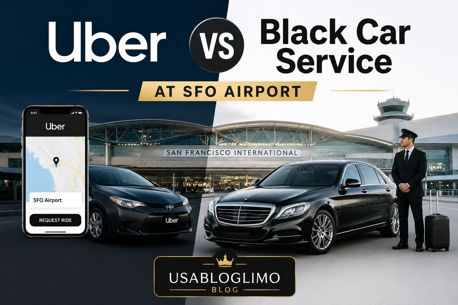 Uber vs Black Car Service at SFO Airport