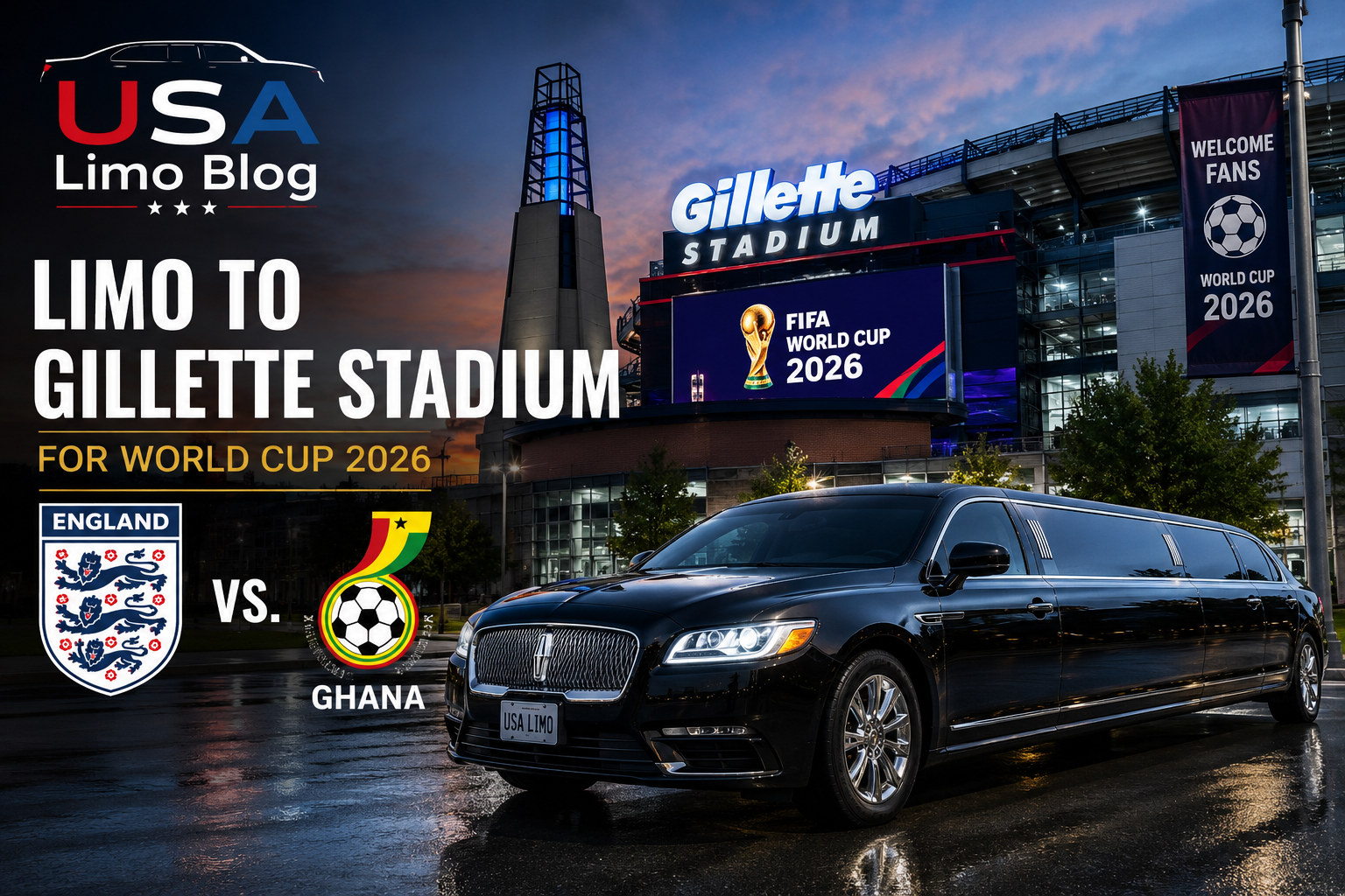 limo service to Gillette Stadium