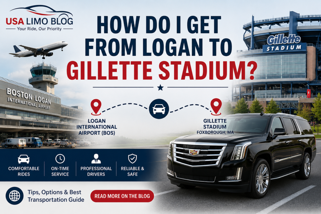 How do I get from Logan to Gillette Stadium