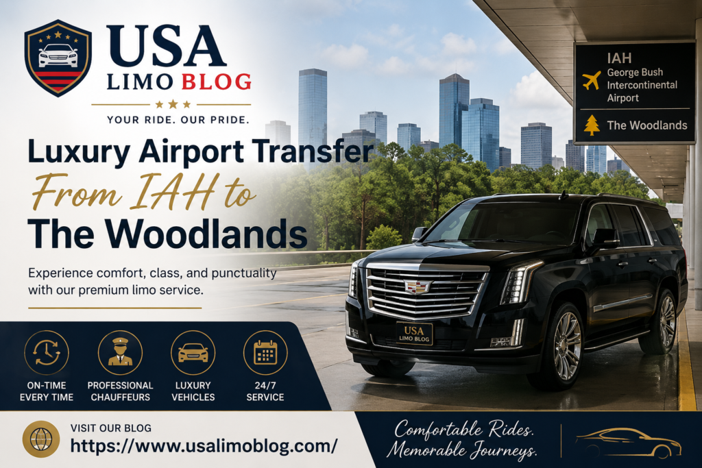 Luxury Airport Transfer From IAH to The Woodlands