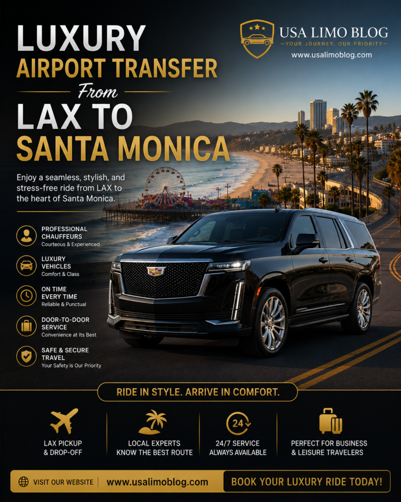 Luxury Airport Transfer From LAX to Santa Monica