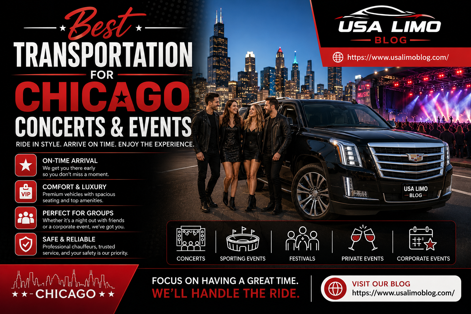 Best Transportation for Chicago Concerts and Events